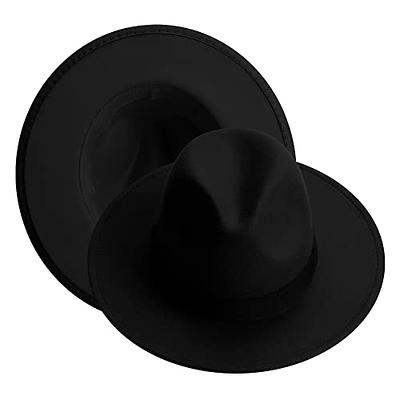 LIDHAY Classic Western Cowboy Cowgirl Hat for Women and Men Felt Wide Brim  Fedora Hats with Belt Buckle 6 Camel - Yahoo Shopping