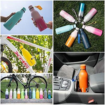 Kids Water Bottles Bulk, 3 Pack 12oz Insulated Water Bottle with Straw Lid  & Handle & Silicone Boot, Stainless Steel, Dishwasher Safe, Leak Proof Gift