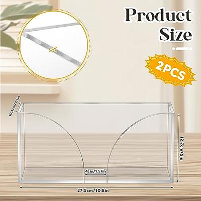 Countertop Multi-fold Paper Towel Holder-Acrylic (10.75 W x 5” H