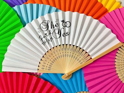 Personalized Paper Fans