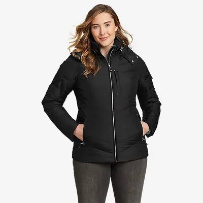 Eddie Bauer Women's Sun Valley Down Puffer Jacket - Black - Size