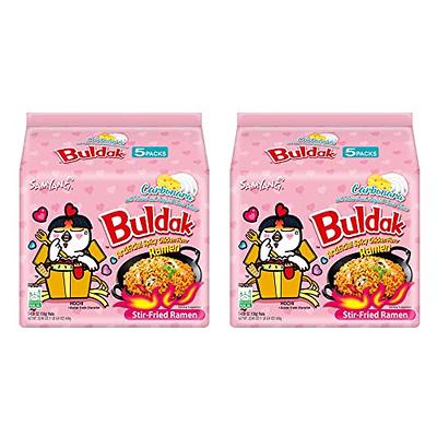 Samyang Buldak Spicy Ramen, Hot Chicken Ramen, Korean Stir-Fried Instant  Noodle, Carbonara, 2 Bags with 10 Pack - Yahoo Shopping