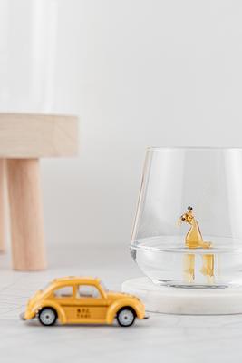 Cute Giraffe Glasses Stemless Wine Glass