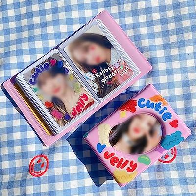 Mini Photo Album with 20 Pcs Inner 6 Ring Photocard Binder A5 Kpop  Photocard Holder Book Photo Card Holders Photo Album Folder Clear Photocard  Sleeves