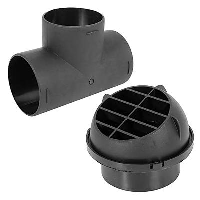 75mm Car Heater Ducting Warm Air Vent & Tube Outlet 360 Degrees Rotatable  Black - Yahoo Shopping