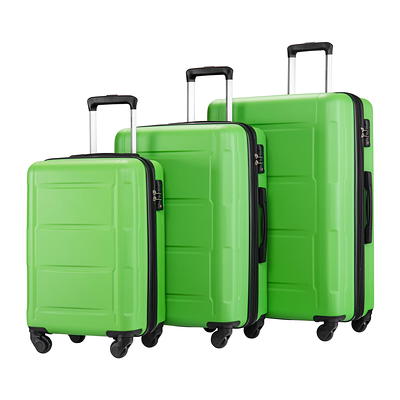 VERAGE 20/24/28 in. Green Luggage Sets with Spinner Wheels, Expandable  3-Piece Luggage Sets, Travel Suitcase Set TSA Approved GM20062W  II-20-24-28-Green - The Home Depot