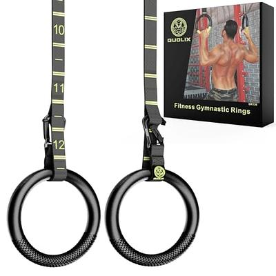 Gymnastic Rings with Adjustable Straps, Gymnastics Rings for Men with  Anti-slip Tape, All-in-One Suspension Trainer Straps, Strong Buckle Pull Up  Rings with Straps for Gym, Exercise, Workout, Crossfit - Yahoo Shopping