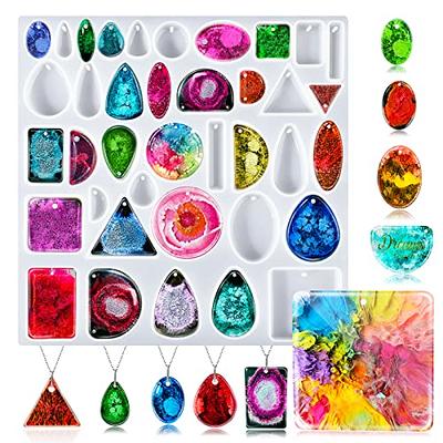 Silicone Resin Mold Jewelry Pendant Earring Mould DIY Making Epoxy