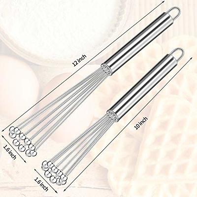 Farberware Professional Stainless Steel Whisk, 10-Inch and 12-Inch, White -  Yahoo Shopping