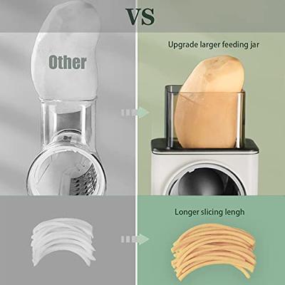 Hand Cranked Cheese Grater, With 4 Interchangeable Stainless Steel Blades,  Rotary Vegetable Carrot Ginger Slicer For Home, Kitchen Shredder, Butter Cu