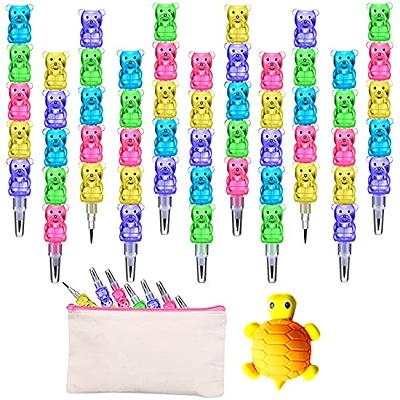 QDXATIVP 28PCS Fun Cute Pencils for Kids,Colorful Stripe Pencils with  Assorted Fruit Animal Erasers Toppers,Pencils and Erasers Set for School  Office Classroom Supplies Students Children - Yahoo Shopping