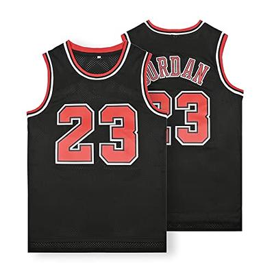  Men's No. 23 Basketball Jersey Classic Party Space Movie Jordan  Bug Jersey Unisex 90s Hip Hop Clothing Red/Black Jersey. : Sports 