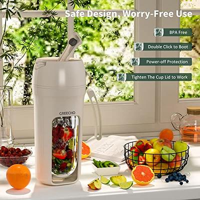  Ninja BN401 Nutri Pro Compact Personal Blender, Auto-iQ  Technology, 1100-Peak-Watts, for Frozen Drinks, Smoothies, Sauces & More,  with (2) 24-oz. To-Go Cups & Spout Lids, Cloud Silver: Home & Kitchen