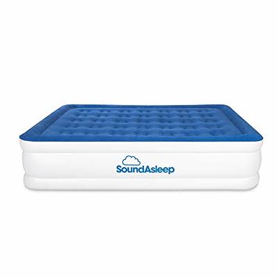  King Koil Luxury Air Mattress Queen with Built-in Pump for  Home, 20” Queen Size Inflatable Airbed Luxury Double High Adjustable Blow  Up Mattress, Durable - Portable and Waterproof, Black : Sports