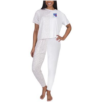 Women's Concepts Sport White/Charcoal New York Rangers Sonata T-Shirt &  Leggings Set