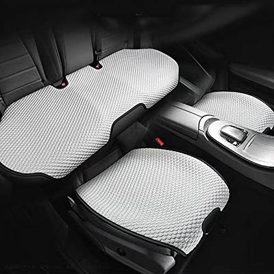 Car Seat Covers,Ice Silk Universal Car Seat Covers,Black Leather