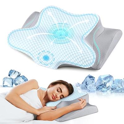 Neck Pillow Cervical Memory Foam Pillows for Pain Relief Sleeping