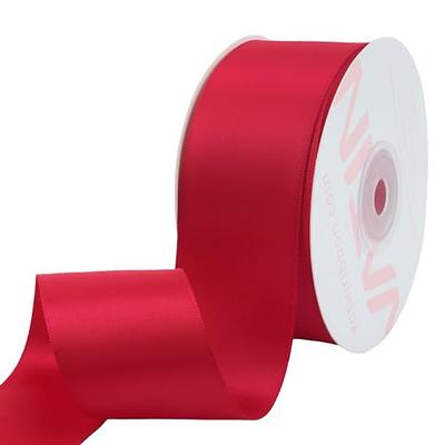 VATIN 1-1/2 inch Wide Double Face Solid Satin Ribbon Roll - 50-Yards –  Vatin Ribbon