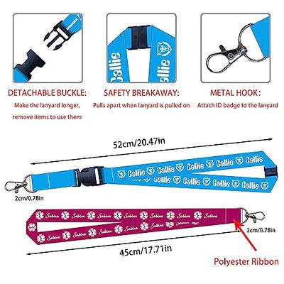 VPkiirai 1 Pcs Custom Lanyards for Id Badges Bulk Personalized