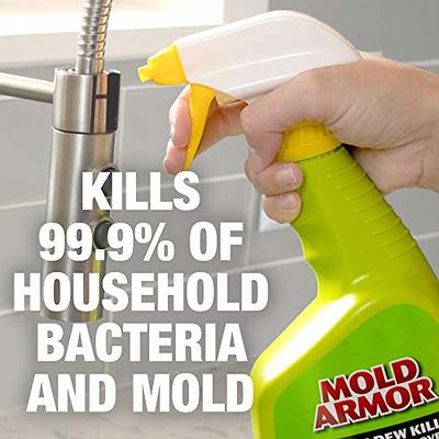 Mold Armor Mold Remover and Disinfectant Cleaner - 32 oz. Spray Bottle, Kills 99% of Bacteria, Destroys Odors