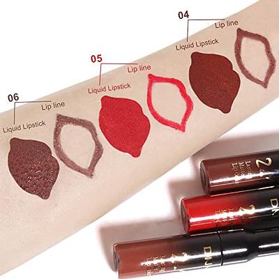 evpct 6Pcs Matte to Glitter Liquid Lipstick Long Lasting Lips Set Kit