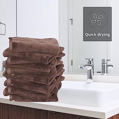 Wash Cloth Soft Towel Cotton Microfibre Face Cleaning Cloth 12x12 Pack Of  24.