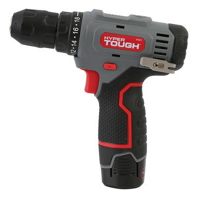 Hyper Tough 20V Max 3/8 inch cordless Drill / 1/4 inch cordless Impact  Driver Combo with (2) - 1.5Ah batteries and chargers 