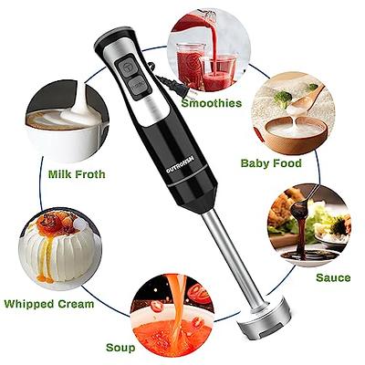 Immersion Blender  Handheld Blender for Shakes, Smoothies, Baby