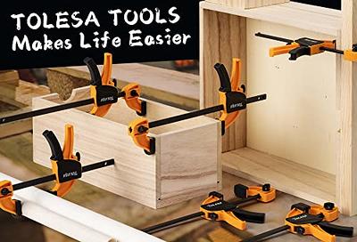 TOLESA Bar Clamps for Woodworking 200N Load Limit Light Duty Quick