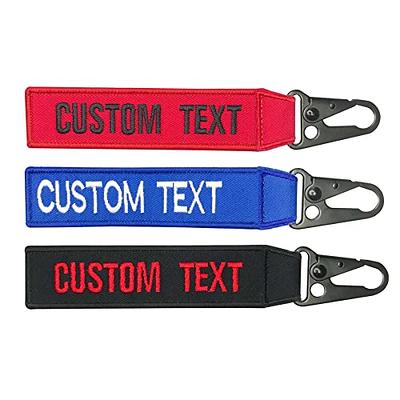 Personalized Luggage tag with Embroidery Text, Custom Luggage Tag