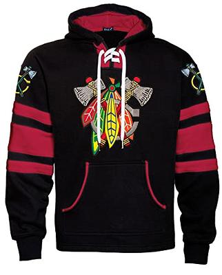 NHL Youth Chicago Blackhawks Home Ice Red Pullover Hoodie