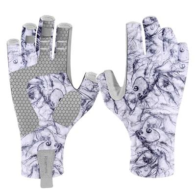 Riverruns UPF 50+ Fingerless Fishing Gloves- Fishing Sun Gloves- UV  Protection Gloves Men and Women Fishing, Boating, Kayaking, Hiking,  Running, Cycling and Driving. - Yahoo Shopping