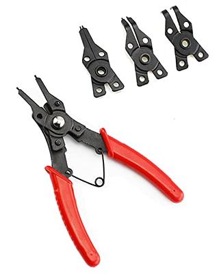 Snap Ring Pliers, Hosrnovo 4 In 1 C Clips Removal Retaining Set