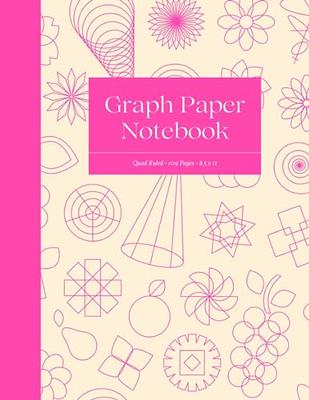 Graph Paper: 1/4 Inch 4 X 4 Squares Per Inch Quad Ruled Graphing Paper for  Math and Science Composition Notebook for Students (Paperback)