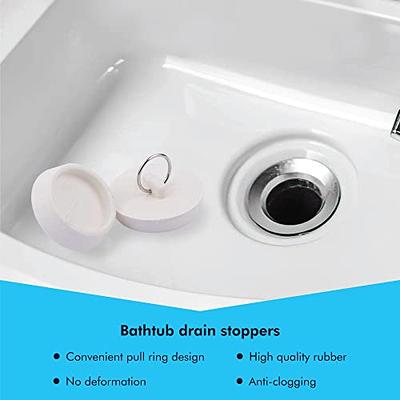 6 Pack Drain Cover - Shower Drain Hair Catcher, tub Hair Stopper