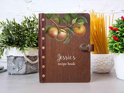 This  Wood Recipe Binder Is Handmade and Customizable