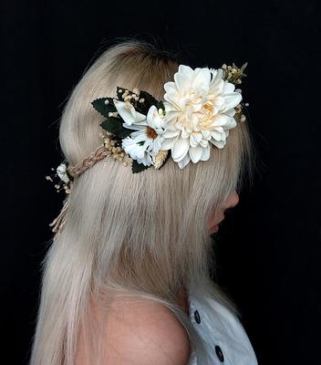 Spring Flower Crown, Flower Tiara, Floral Crown, Flower Halo, Bohemian  Flower Crown, Bridal Crown, Flower Girl Crown, Floral Hair Wreath 