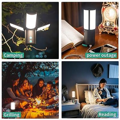 Lichamp 4 Pack LED Camping Lanterns, Battery Powered Lantern