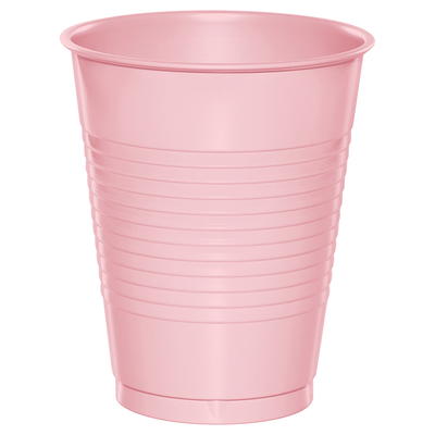 Hefty Pink Disposable Party On Plastic Cups, 18 oz, 50 Count 