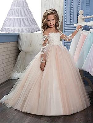 Buy Kitty-Fashion Hoops Skirt Slip Women Crinoline Petticoat Long Underskirt  Wedding Bridal Dress Ball Gown for Party and Ethnic Wear White_Free (6  Hoops Medium) at Amazon.in
