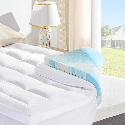 Zinus 4 Swirl Gel Cooling Memory Foam Mattress Topper, Twin 