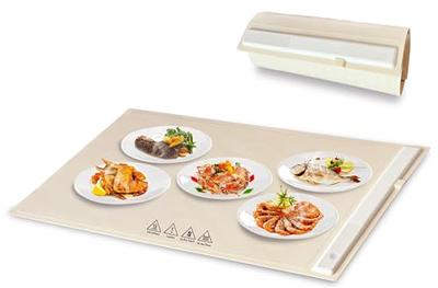 OVENTE Electric Warming Tray with Adjustable Temperature Control Perfect  for Buffets, Restaurants, House Parties, Events & Dinners, Compact Food