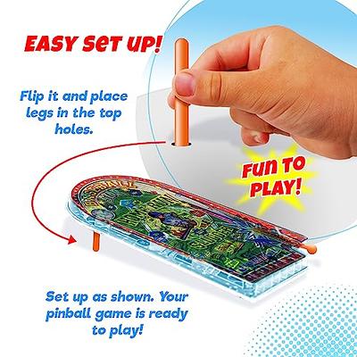  JA-RU Mini Pinball Game (1 Pocket Game) Handheld Sports Themed  Arcade Toy for Kids & Adults. Classic Old School Vintage Toys. Travel Retro  Games. Home Tabletop Party Favors Stocking Stuffers. 210-1 