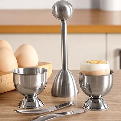 Egg Cup Soft Boiled Eggs, Egg Opener Separator