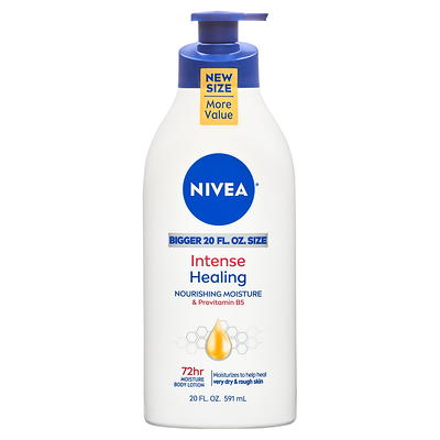 NIVEA Shea Nourish Body Lotion, Dry Skin Lotion with Shea Butter, 33.8 Fl  Oz Pump Bottle 