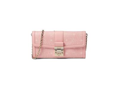 Large Tracy Crossbody Wallet in Visetos Pink