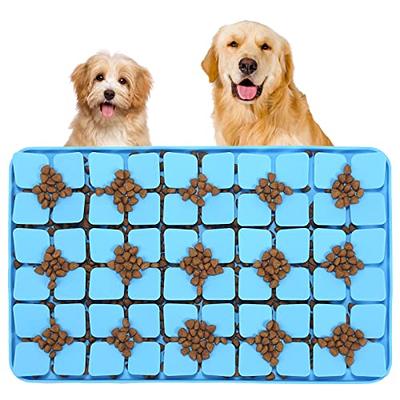 Dog Feeding Mat, Multifunctional Silicone Dog Licking Mat Snuffle Mat With  Suction Cups For Anxiety Relief - Temu