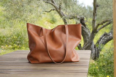 Hereu - Colmada Leather Tote Bag - Womens - Tan