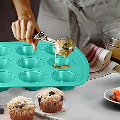 Elbee Home 8-Piece Nonstick Aluminized Steel, Space Saving Baking Set ,  With Deep Roasting Pan, Cookie Sheet, Cake Pans, Muffin Pans and Baking Pan