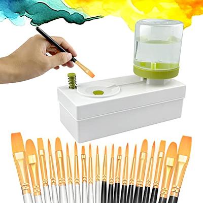 MyLifeUNIT Paint Brush Washer Airtight Stainless Steel Brush